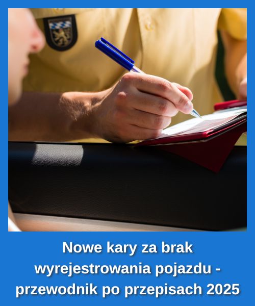 Nowe kary za brak wyrejestrowania pojazdu - przewodnik po przepisach 2025